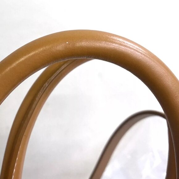 CELINE Logo Vertical Cabas 2Way Mini Hand Tote Bag Canvas Leather Brown - Picture 15 of 16